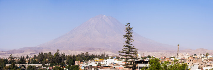 El Misti Volcano (aka Guagua Putina) 5822m summit, Arequipa, Peru, South America
