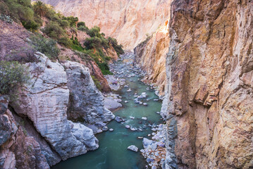 Colca River, Colca Canyon, Peru, South America