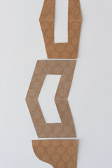 abstract paper background with frame or box