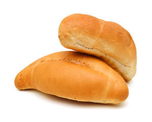 breads isolated on white background