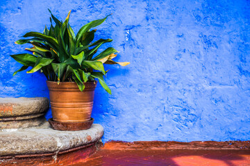 Santa Catalina Monastery (Convento de Santa Catalina aka Saint Catherine), a convent in Arequipa, Peru, South America