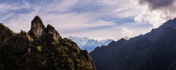 Andes Mountains on day 3 of Inca Trail Trek, Cusco Region, Peru, South America