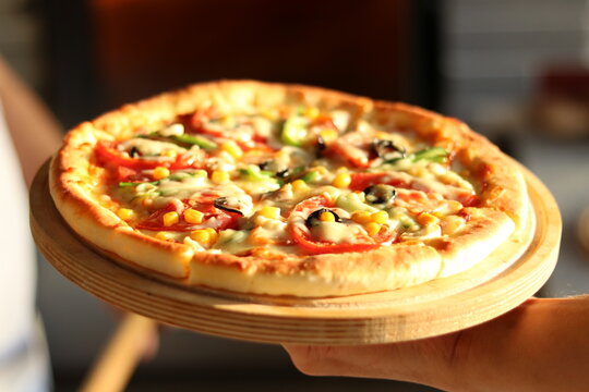 delicious cheese pizza