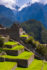 Fototapeta na wymiar Machu Picchu Inca ruins, Cusco Region, Peru, South America