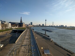 Fototapeta premium view Rhein river 