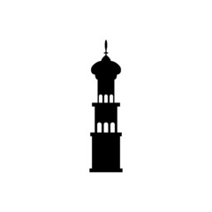 Obraz premium PrintMosque Tower icon isolated on white background. Vector illustration. EPS10