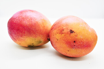 Fresh mango isolated on white background