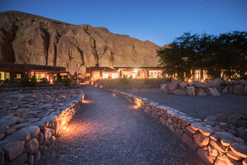 Night at Hotel Alto Atacama Desert Lodge and Spa, San Pedro de Atacama, Atacama Desert, Chile,...