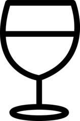 Wine glass Icon vector illustration on white background..eps