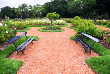 Rose Garden Walk, Palermo, Buenos Aires, Argentina, South America