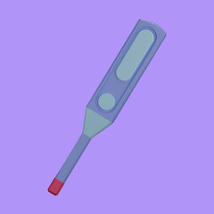 Minimalist thermometer 3d illustration