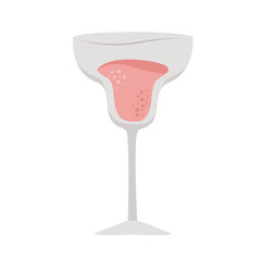 pink cocktail cup
