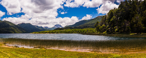 Villarino Lake (Lago Villarino), part of 7 lakes route, Bariloche, (aka San Carlos de Bariloche), Rio Negro Province, Patagonia, Argentina, South America