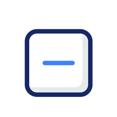 Min Button Flat Icon