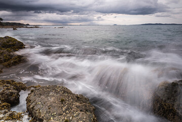 Obraz premium Cable Bay, Doubtless Bay, Northland Region, North Island, New Zealand