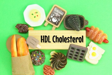 food, chocolate and wooden boards with the word hdl cholesterol