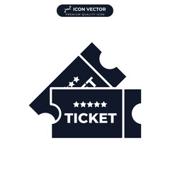 Tickets icon symbol template for graphic and web design collection logo vector illustration