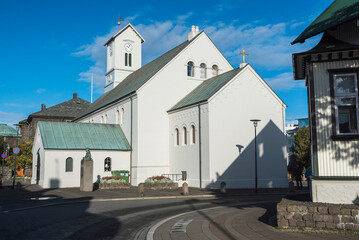 Domkirkjan Church, Reykjavik Old Town, Iceland, Europe