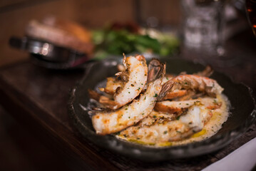Icelandic Lobster (Langoustine), a typical dish in Iceland, Europe