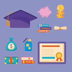 loans scholarship ten icons