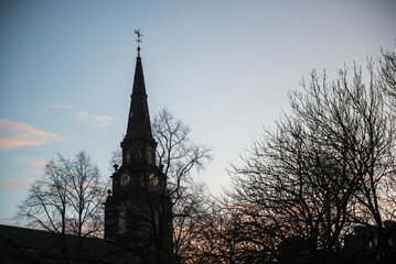 Obraz premium The Parish Church of St Cuthbert, Edinburgh, Scotland, United Kingdom, Europe