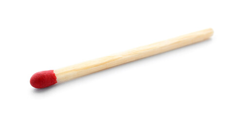 New matchstick on white background