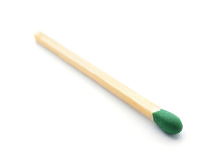 New matchstick on white background