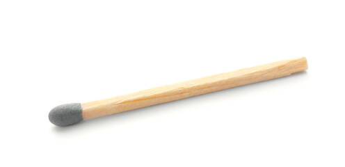 New matchstick on white background