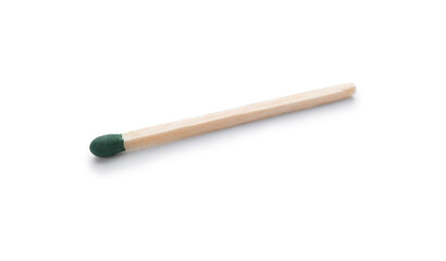 New matchstick on white background