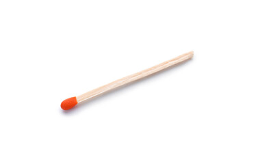 New matchstick on white background