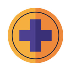 Obraz premium medical cross symbol