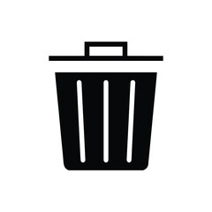Bin delete dump or garbage icon