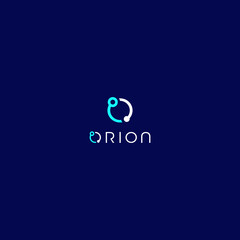 orion logo design modern O letter - obrazy, fototapety, plakaty