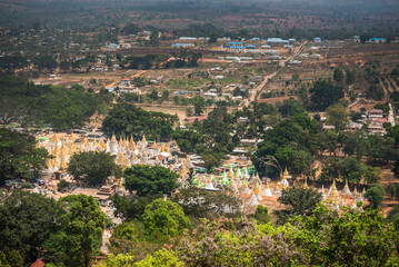 Fototapeta na wymiar Pindaya Cave Festival, Pindaya, Shan State, Myanmar (Burma)
