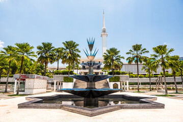 Fototapeta premium National Mosque (Masjid Negara Mosque or Grand Mosque), Kuala Lumpur, Malaysia, Southeast Asia