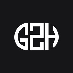 GZ letter logo design on black background. GZ creative initials letter logo concept. GZ letter design.