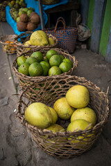 Pomelo for sale in Ranomafana, Madagascar Central Highlands