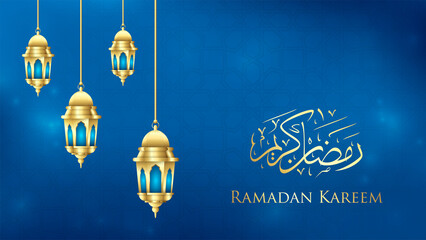 Ramadan Kareem Design Background. Vector Illustration for greeting card, poster and banner.