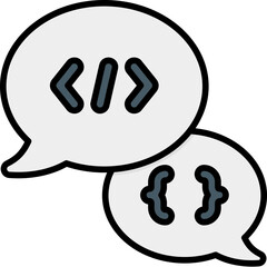 message filled outline icon