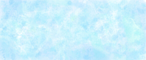 ブルー系水彩風の背景素材