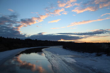 Winter Morning On The River