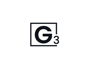G3, 3G Initial letter logo