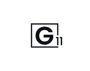 G11, 11G Initial letter logo