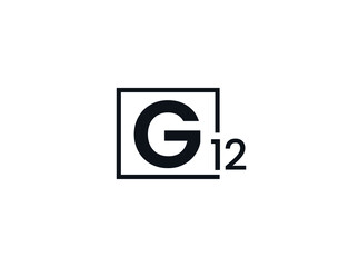 G12, 12G Initial letter logo