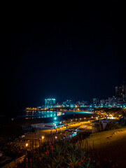 Fototapeta premium Seaside at night