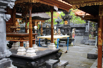 Inside a temple complex around Tanah Lot complex in Bali. Taken January 2022.