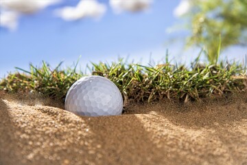golf ball in sand banger