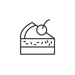 Obraz premium dessert icons set . dessert pack symbol vector elements for infographic web