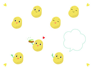 ジャガイモのキャラクターアイコン