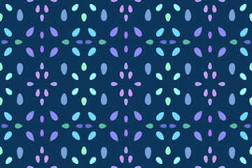 Vector seamless ethnic pattern. Tribal and geometric motifs. Vintage decorative ornament element texture print for textile, fabric, paper, tile, wallpaper background or web design illustration.